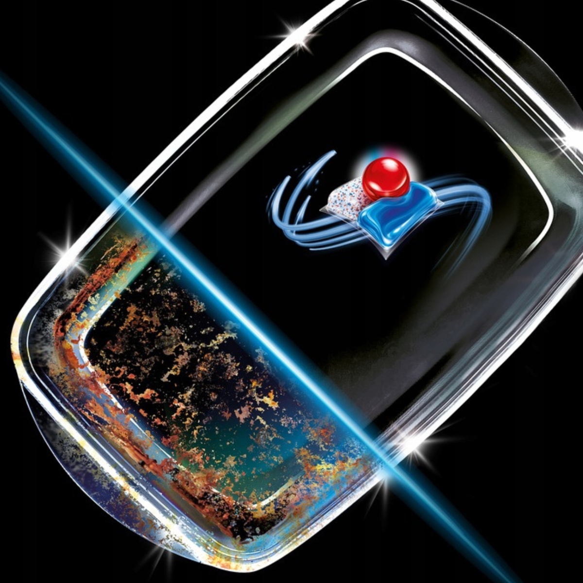 Kapsułki do zmywarki Finish All in 1 Ultimate – 57szt - obrazek 2