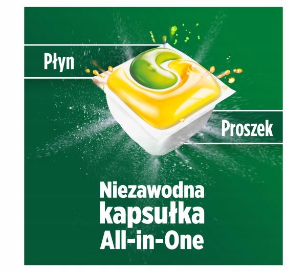 Kapsułki do zmywarki Fairy All in 1 Lemon – 42szt - obrazek 3