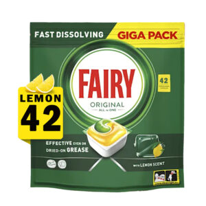 Kapsułki do zmywarki Fairy All in 1 Lemon – 42szt