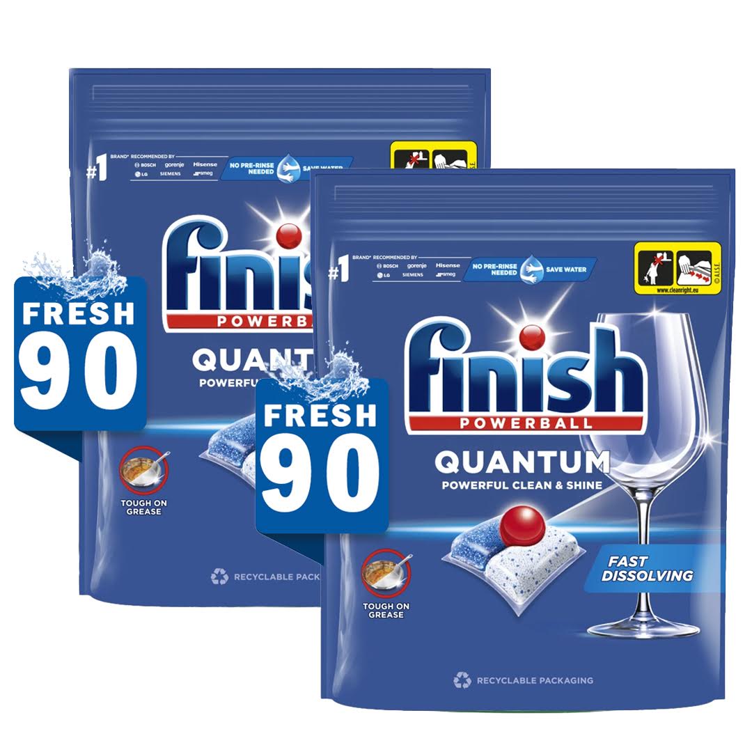 Kapsułki do zmywarki Finish Quantum Original – 180szt