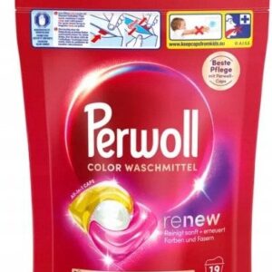 Perwoll Kapsułki 3w1 do Prania Kolor – 19 szt. (worek)