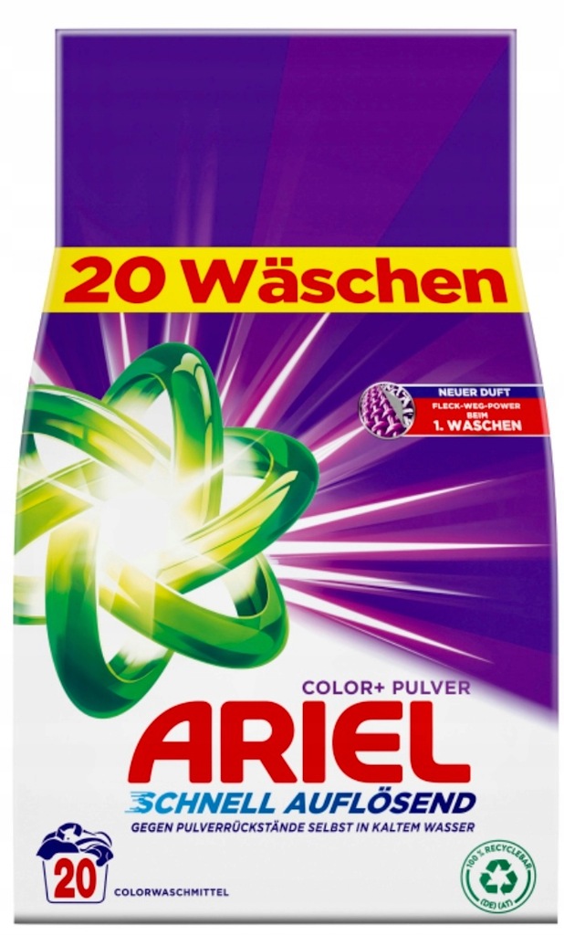 Ariel Proszek do Prania Kolor – 1,2 kg / 20 prań (worek)