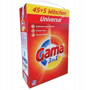 Gama (Vizir) Proszek Uniwersalny – 3 kg (50 prań)