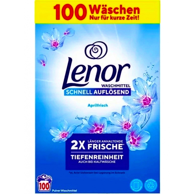 Lenor Proszek do Prania Uniwersal – 6 kg / 100 prań Aprilfrisch