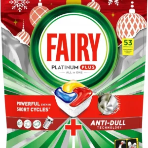 Fairy Platinum Plus kapsułki do zmywarki Lemon – 53 sztuki