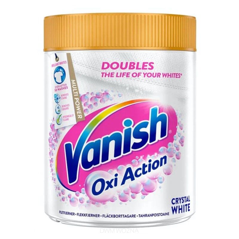 Vanish Oxi Action White – Odplamiacz w Proszku 900g