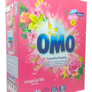 OMO Proszek do Prania Uniwersalny Tropical Lily – 5 kg / 100 prań